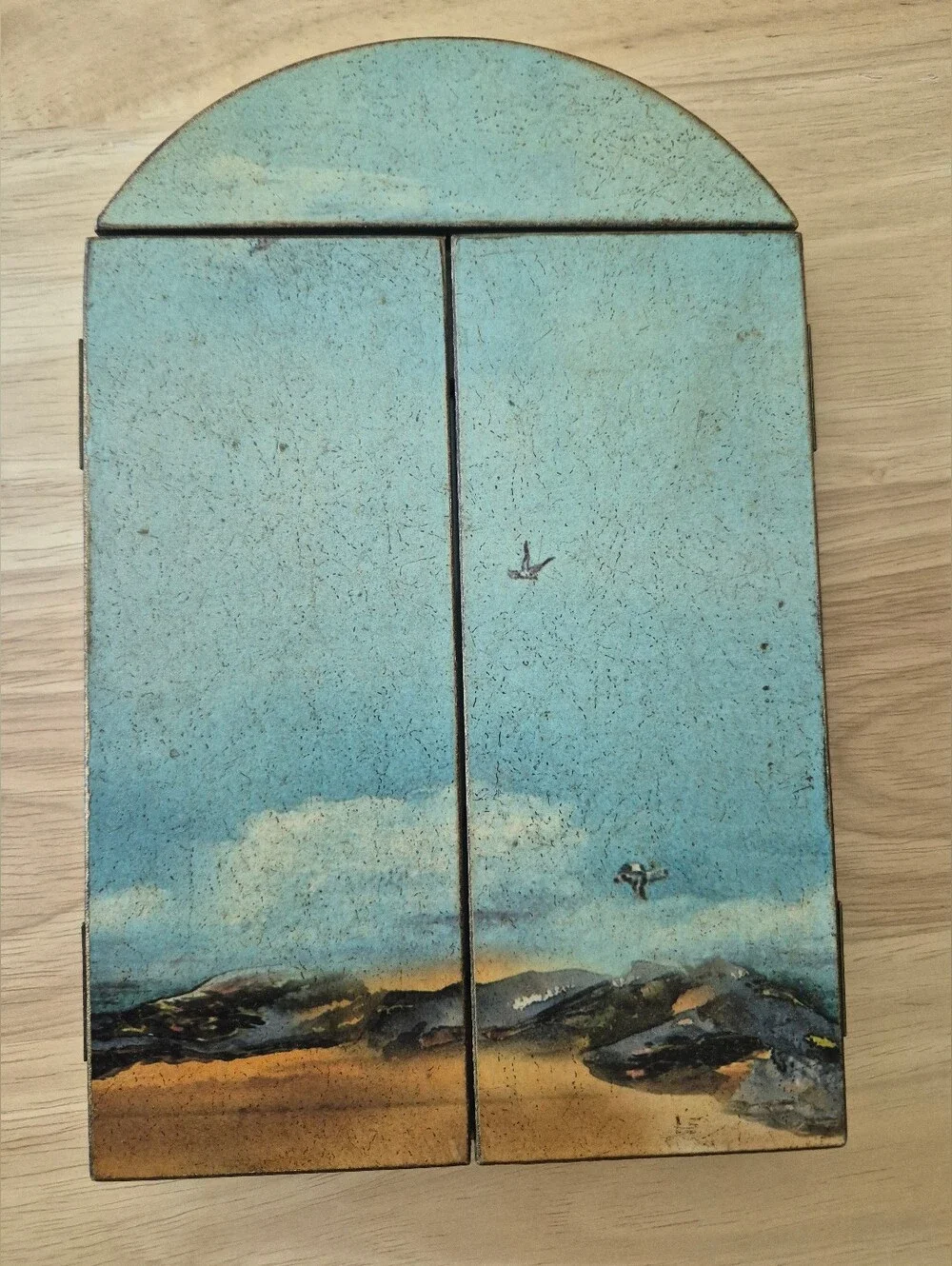 Rustic Lighthouse Triptych 3.5